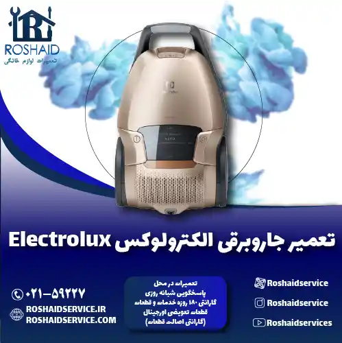 تعمیر جاروبرقی الکترولوکس روشاید سرویس